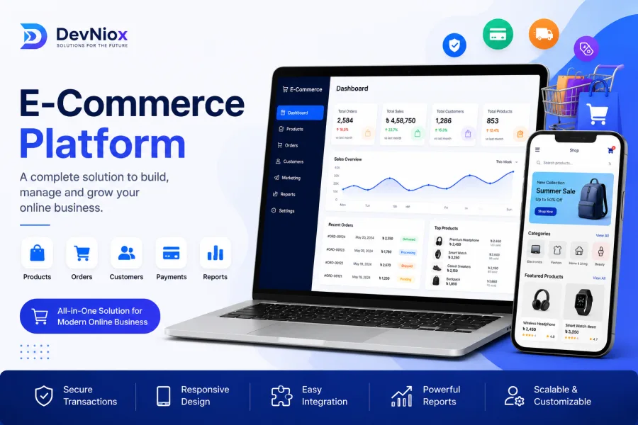 E-Commerce Platform interface